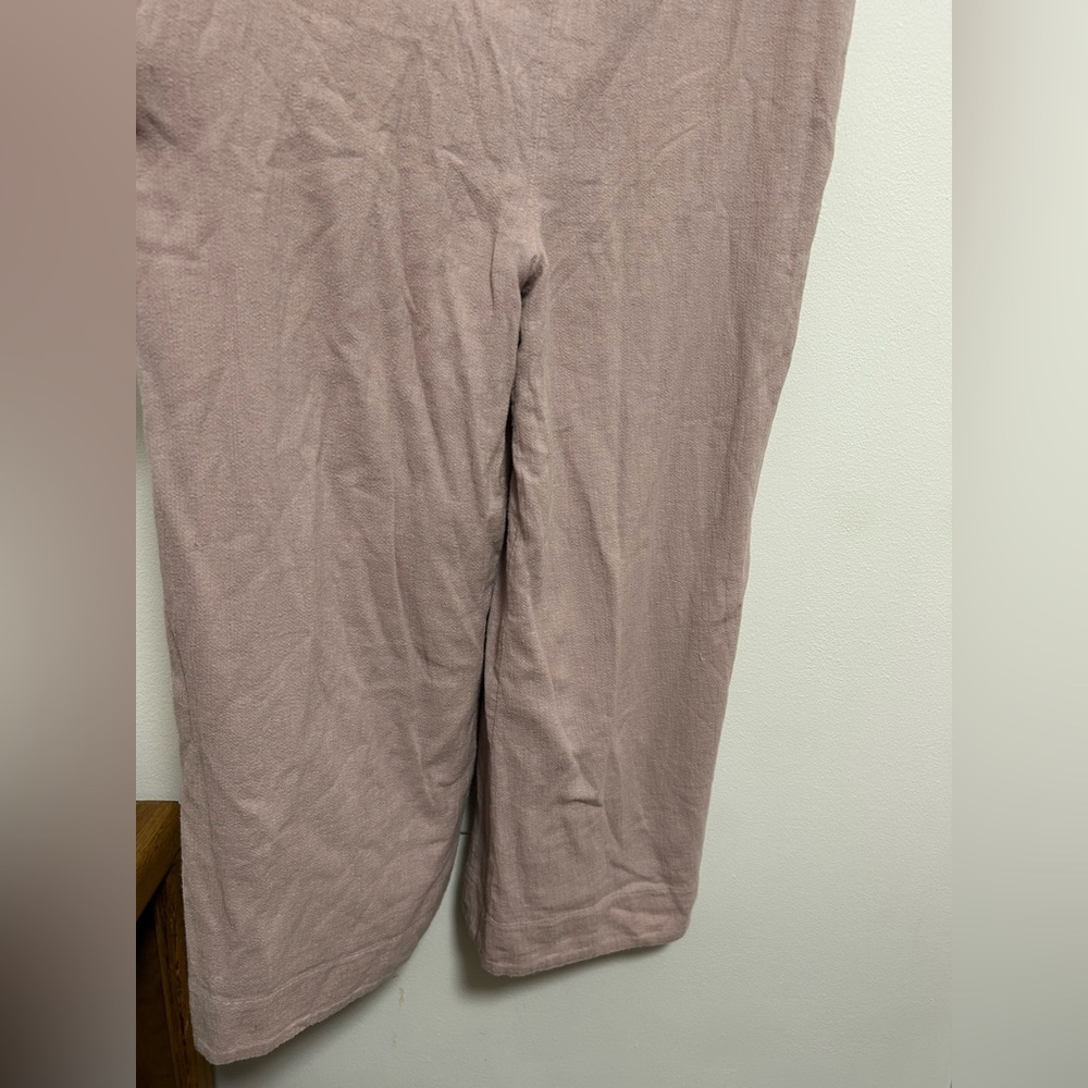 Free People Mauve Rose Sleeveless Button-Front Jumpsuit - Picture 4 of 7